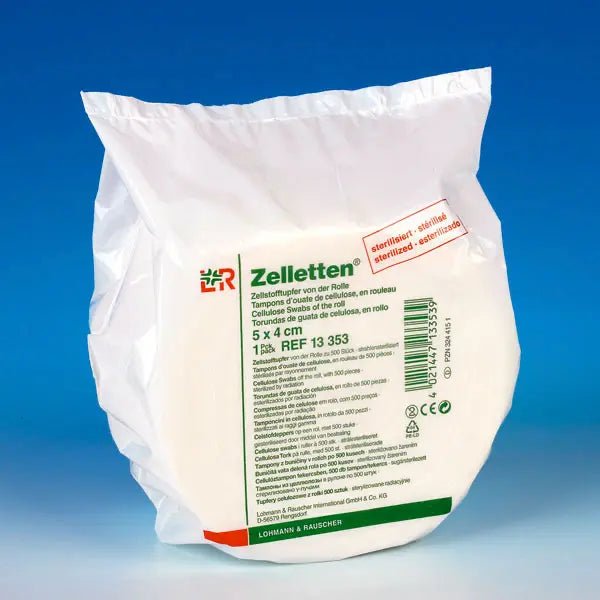 Zelletten - 5 x 4 cm - vorsterilisiert - Lohmann und Rauscher